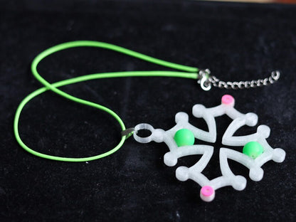Wajakaa 3D-Printed Glow-in-the-Dark Necklaces–Exclusive, Unique&UV Reactive! one-of-a-kind glow-in-the-dark necklaces. who love to stand out