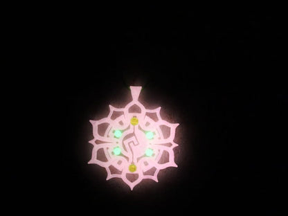Wajakaa 3D-Printed Glow-in-the-Dark Necklaces–Exclusive, Unique&UV Reactive! one-of-a-kind glow-in-the-dark necklaces. who love to stand out
