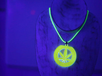 Wajakaa 3D-Printed Glow-in-the-Dark/ Fluorescent Necklaces–Exclusive, Unique&UV Reactive! one-of-a-kind glow-in-the-dark necklaces.