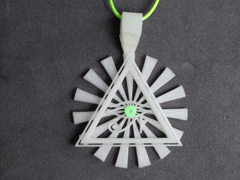 Wajakaa 3D-Printed Glow-in-the-Dark Necklaces–Exclusive, Unique&UV Reactive! one-of-a-kind glow-in-the-dark necklaces. who love to stand out