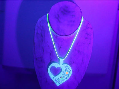 Wajakaa 3D-Printed Glow-in-the-Dark Necklaces–Exclusive, Unique&UV Reactive! one-of-a-kind glow-in-the-dark necklaces. who love to stand out
