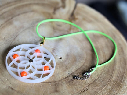 Wajakaa 3D-Printed Glow-in-the-Dark Necklaces–Exclusive, Unique&UV Reactive! one-of-a-kind glow-in-the-dark necklaces. who love to stand out