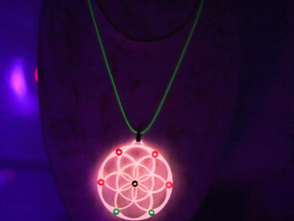 Wajakaa 3D-Printed Glow-in-the-Dark Necklaces–Exclusive, Unique&UV Reactive! one-of-a-kind glow-in-the-dark necklaces. who love to stand out