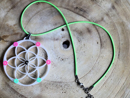 Wajakaa 3D-Printed Glow-in-the-Dark Necklaces–Exclusive, Unique&UV Reactive! one-of-a-kind glow-in-the-dark necklaces. who love to stand out