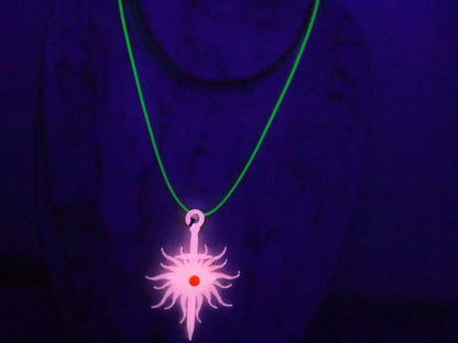 Wajakaa 3D-Printed Glow-in-the-Dark Necklaces–Exclusive, Unique&UV Reactive! one-of-a-kind glow-in-the-dark necklaces. who love to stand out