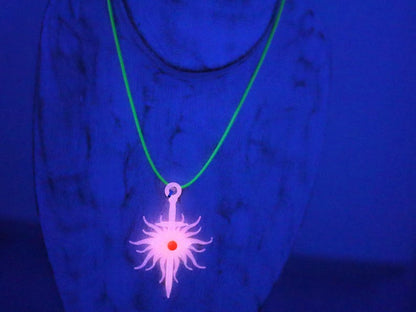 Wajakaa 3D-Printed Glow-in-the-Dark Necklaces–Exclusive, Unique&UV Reactive! one-of-a-kind glow-in-the-dark necklaces. who love to stand out