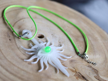 Wajakaa 3D-Printed Glow-in-the-Dark Necklaces–Exclusive, Unique&UV Reactive! one-of-a-kind glow-in-the-dark necklaces. who love to stand out