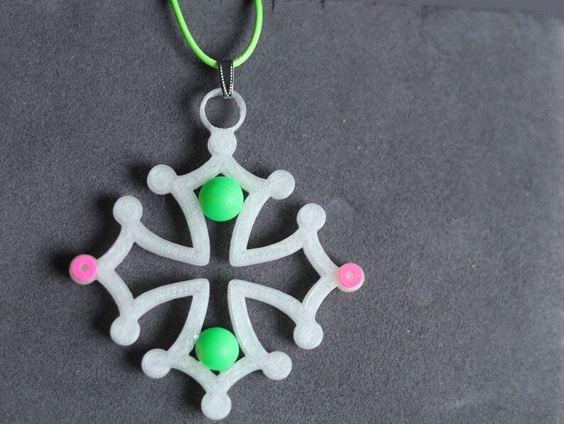 Wajakaa 3D-Printed Glow-in-the-Dark Necklaces–Exclusive, Unique&UV Reactive! one-of-a-kind glow-in-the-dark necklaces. who love to stand out