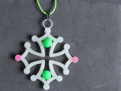 Wajakaa 3D-Printed Glow-in-the-Dark Necklaces–Exclusive, Unique&UV Reactive! one-of-a-kind glow-in-the-dark necklaces. who love to stand out