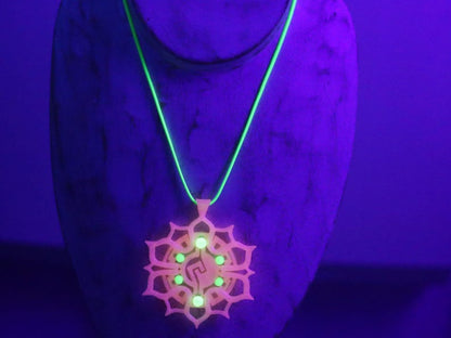 Wajakaa 3D-Printed Glow-in-the-Dark Necklaces–Exclusive, Unique&UV Reactive! one-of-a-kind glow-in-the-dark necklaces. who love to stand out