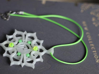 Wajakaa 3D-Printed Glow-in-the-Dark Necklaces–Exclusive, Unique&UV Reactive! one-of-a-kind glow-in-the-dark necklaces. who love to stand out