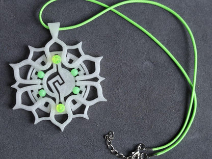 Wajakaa 3D-Printed Glow-in-the-Dark Necklaces–Exclusive, Unique&UV Reactive! one-of-a-kind glow-in-the-dark necklaces. who love to stand out