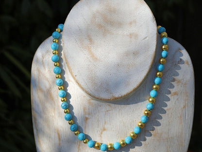 Party rave festival choker,  Half Green Iridescent Crystal Glass, Glass Smooth golden Acrylic Beads., choker, Statement, party,necklace