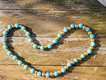 Party rave festival choker,  Half Green Iridescent Crystal Glass, Glass Smooth golden Acrylic Beads., choker, Statement, party,necklace