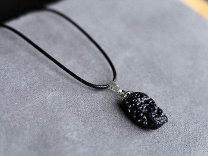 Ancient Cosmic Energy—Tektite Necklace from Laos (800,000 Years Old). Extraterrestrial Connection. Limited availability.Cosmic Connection