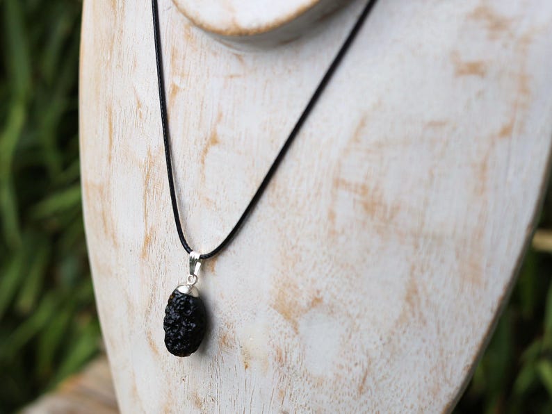 Ancient Cosmic Energy—Tektite Necklace from Laos (800,000 Years Old). Extraterrestrial Connection. Limited availability.Cosmic Connection