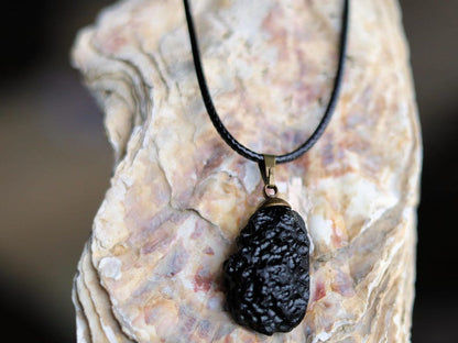 Ancient Cosmic Energy—Tektite Necklace from Laos (800,000 Years Old). Extraterrestrial Connection. Limited availability.Cosmic Connection
