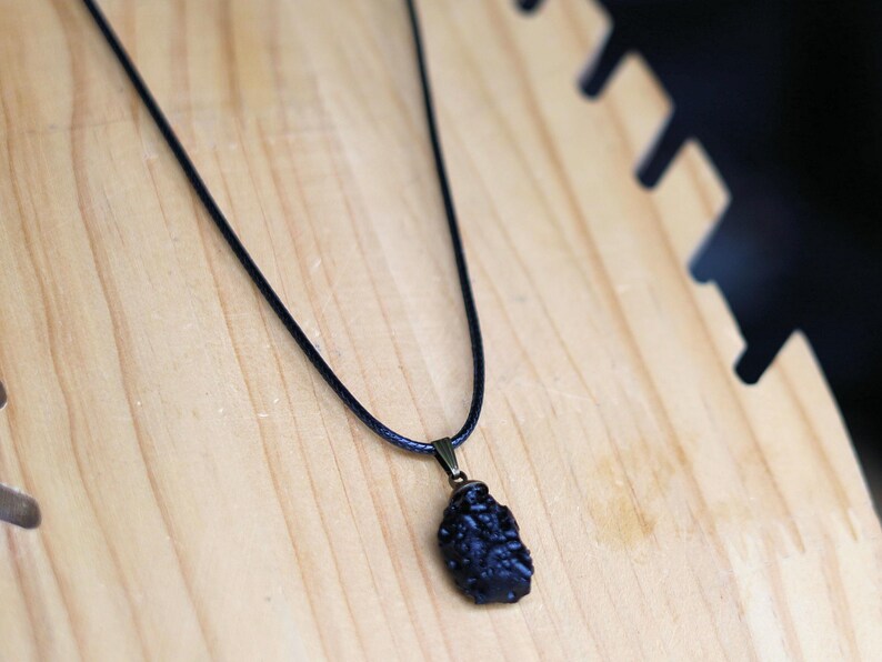 Ancient Cosmic Energy—Tektite Necklace from Laos (800,000 Years Old). Extraterrestrial Connection. Limited availability.Cosmic Connection