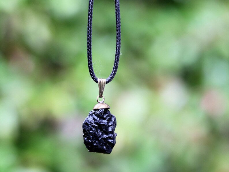 Ancient Cosmic Energy—Tektite Necklace from Laos (800,000 Years Old). Extraterrestrial Connection. Limited availability.Cosmic Connection
