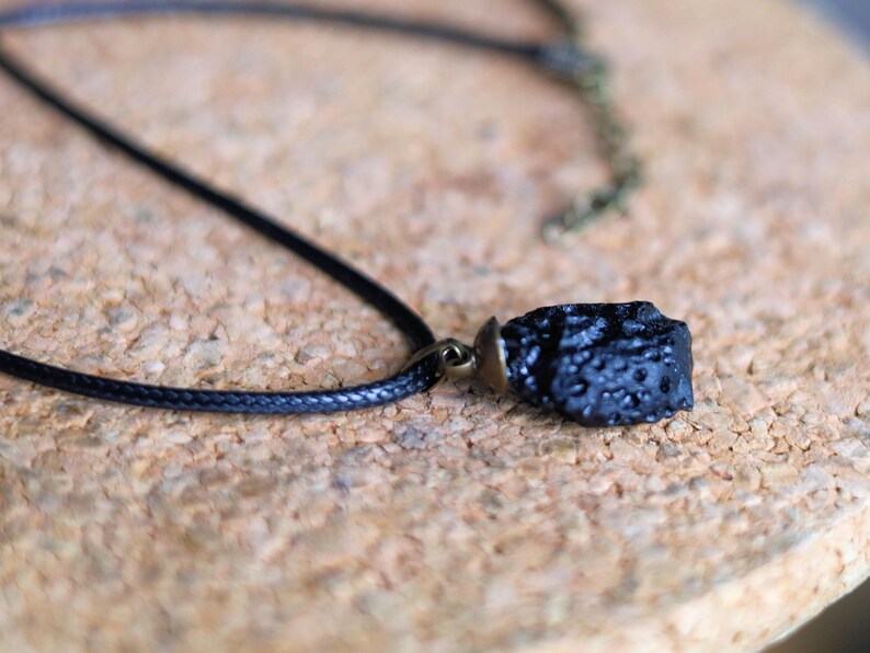 Ancient Cosmic Energy—Tektite Necklace from Laos (800,000 Years Old). Extraterrestrial Connection. Limited availability.Cosmic Connection