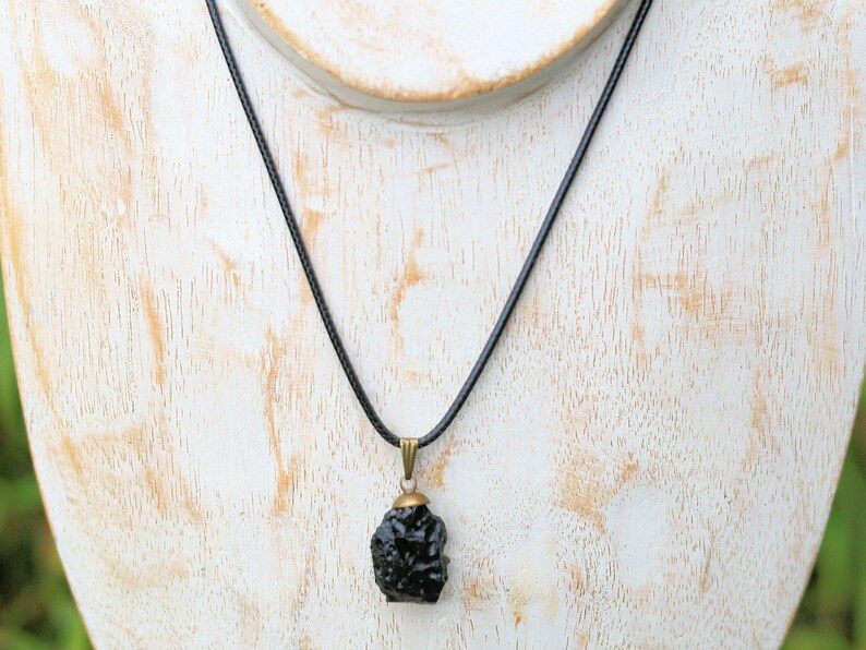 Ancient Cosmic Energy—Tektite Necklace from Laos (800,000 Years Old). Extraterrestrial Connection. Limited availability.Cosmic Connection