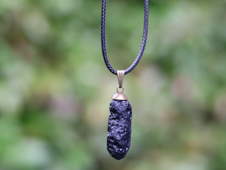 Ancient Cosmic Energy—Tektite Necklace from Laos (800,000 Years Old). Extraterrestrial Connection. Limited availability.Cosmic Connection