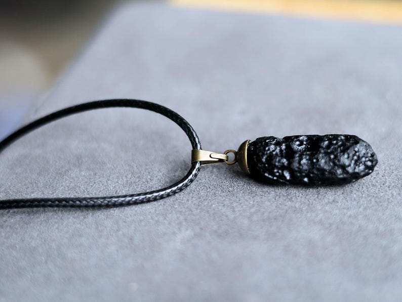 Ancient Cosmic Energy—Tektite Necklace from Laos (800,000 Years Old). Extraterrestrial Connection. Limited availability.Cosmic Connection