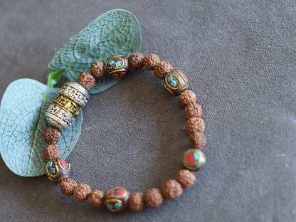 Collector Grade Tibetan 3-Eyed Dzi Bead Bracelet – Antique Old Agate Amulet. Own a piece of ancient spiritual heritage