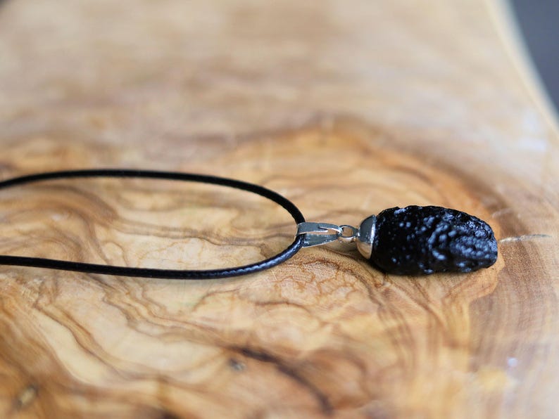 Ancient Cosmic Energy—Tektite Necklace from Laos (800,000 Years Old). Extraterrestrial Connection. Limited availability.Cosmic Connection