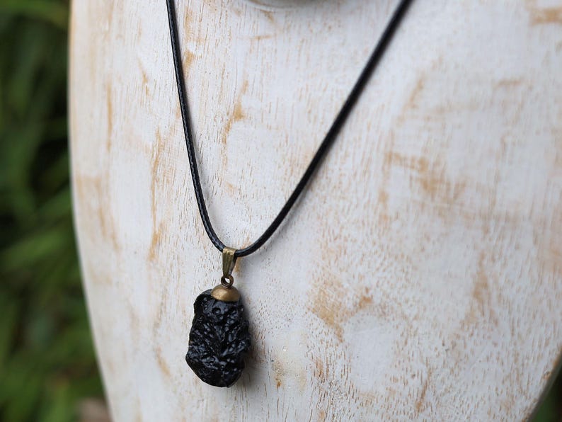 Ancient Cosmic Energy—Tektite Necklace from Laos (800,000 Years Old). Extraterrestrial Connection. Limited availability.Cosmic Connection
