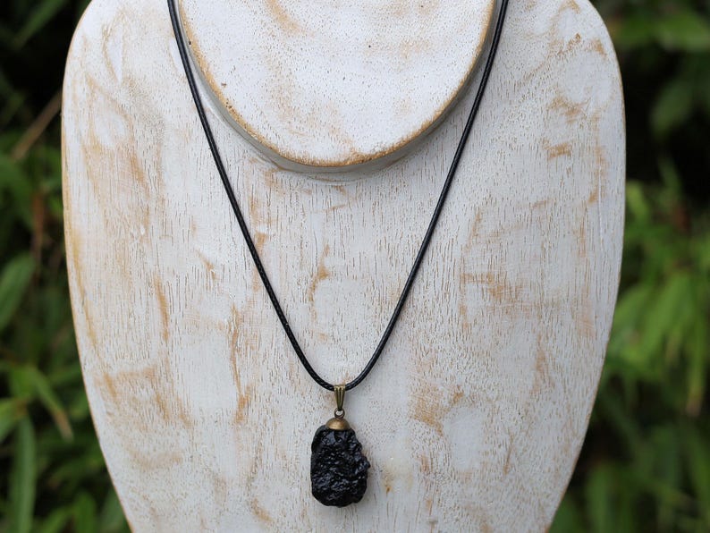 Ancient Cosmic Energy—Tektite Necklace from Laos (800,000 Years Old). Extraterrestrial Connection. Limited availability.Cosmic Connection
