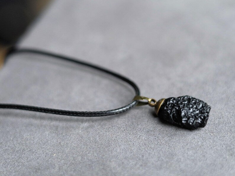 Ancient Cosmic Energy—Tektite Necklace from Laos (800,000 Years Old). Extraterrestrial Connection. Limited availability.Cosmic Connection