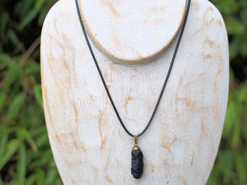 Ancient Cosmic Energy—Tektite Necklace from Laos (800,000 Years Old). Extraterrestrial Connection. Limited availability.Cosmic Connection