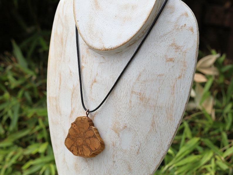 Unique Caapi vine necklace, Ayahuasca, necklace, Banisteriopsis caapi, DMT, Dimethyltryptamine, Shamanism, Ceremony, Origin: Ecuador